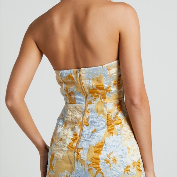 Floral Strapless Mini Dress - Picture 2 of 2